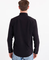 Je m'appelle Tops Button Down Shirt Homme Travel | Zwart