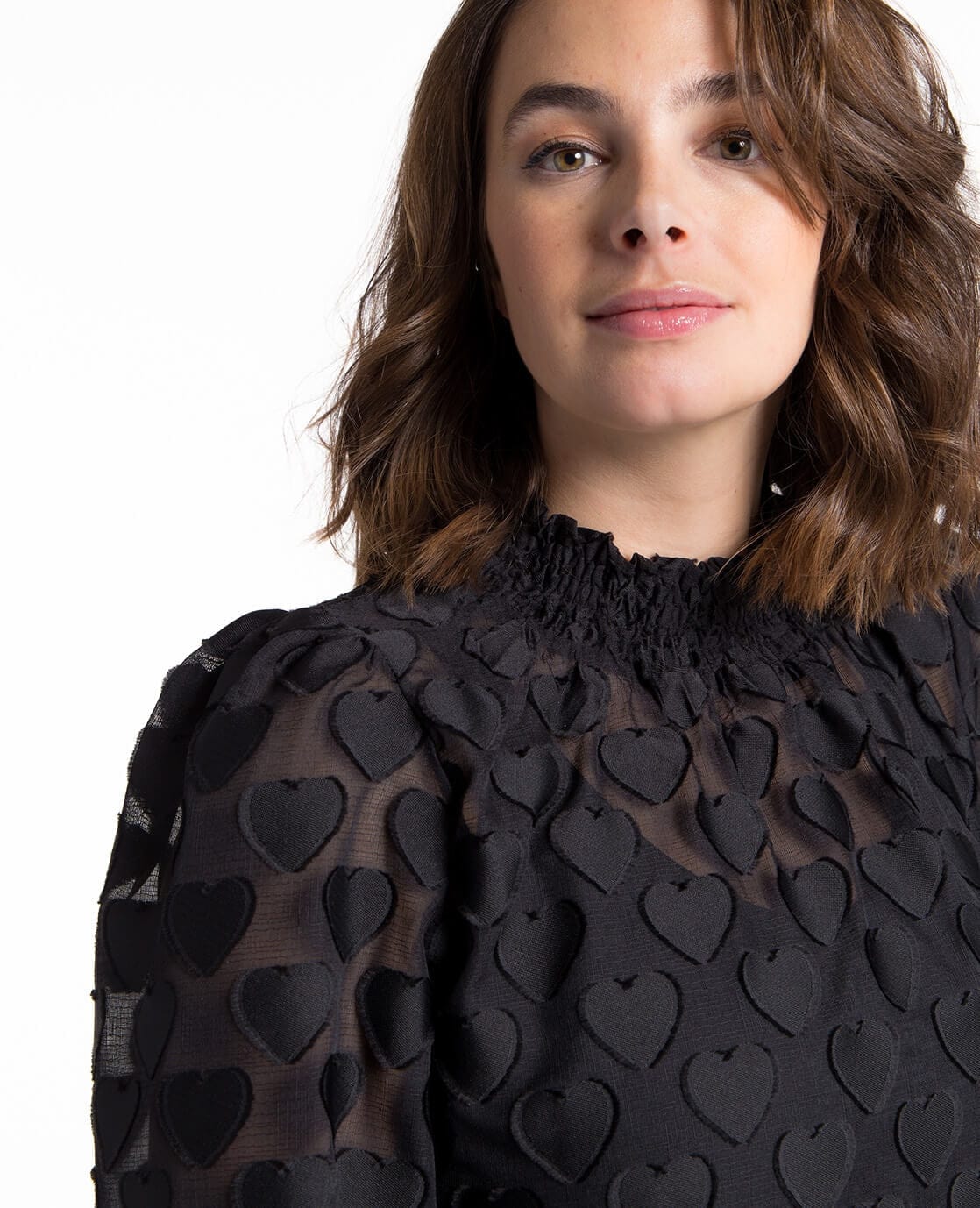 Je m'appelle Tops ColTop Hearts | Zwart