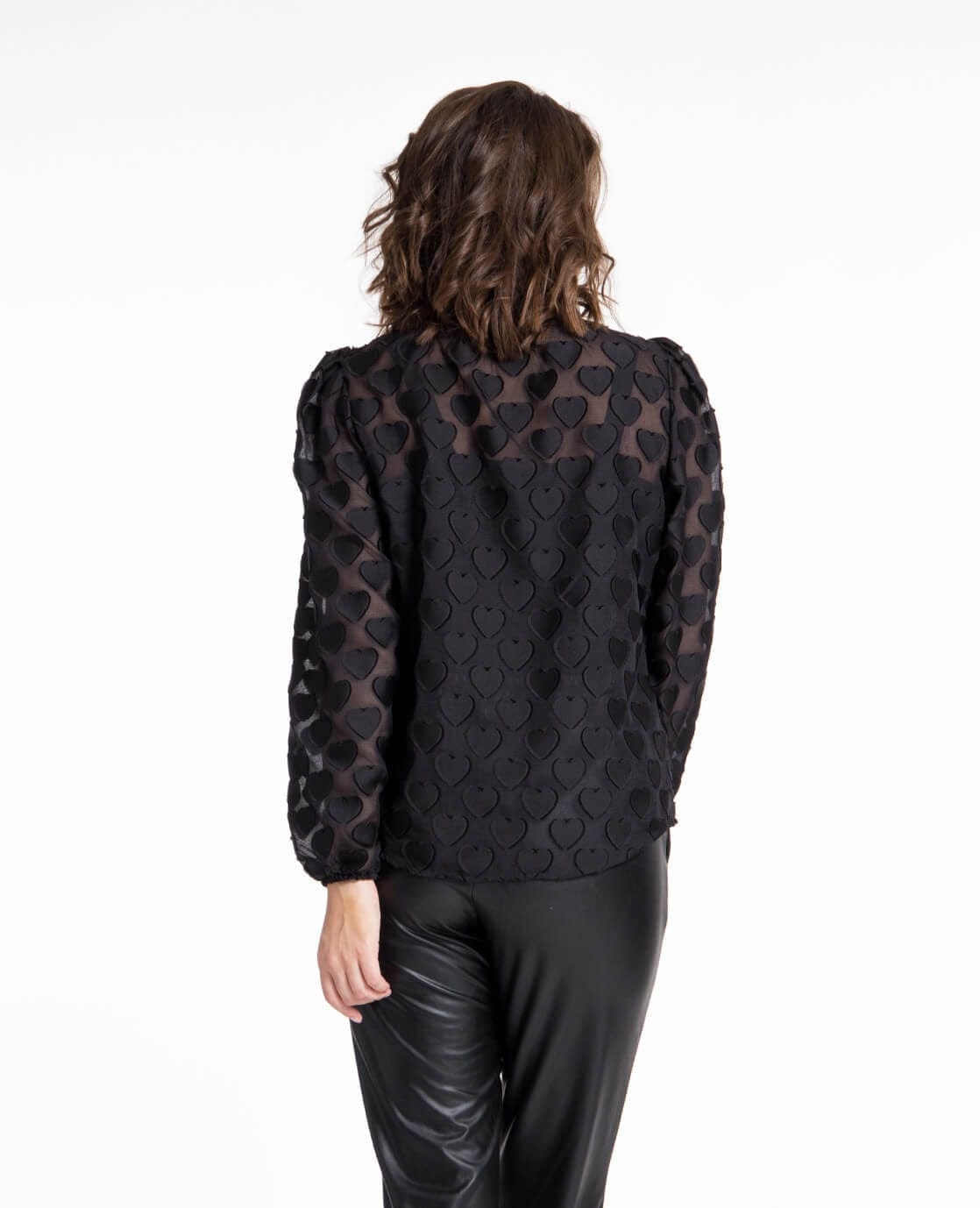 Je m'appelle Tops ColTop Hearts | Zwart