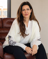 Je m'appelle Tops Ecru / S/M Gilet Vest | Ecru