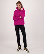 Je m'appelle Tops Hoodie Organic | Dark Berry