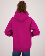 Je m'appelle Tops Hoodie Organic | Dark Berry