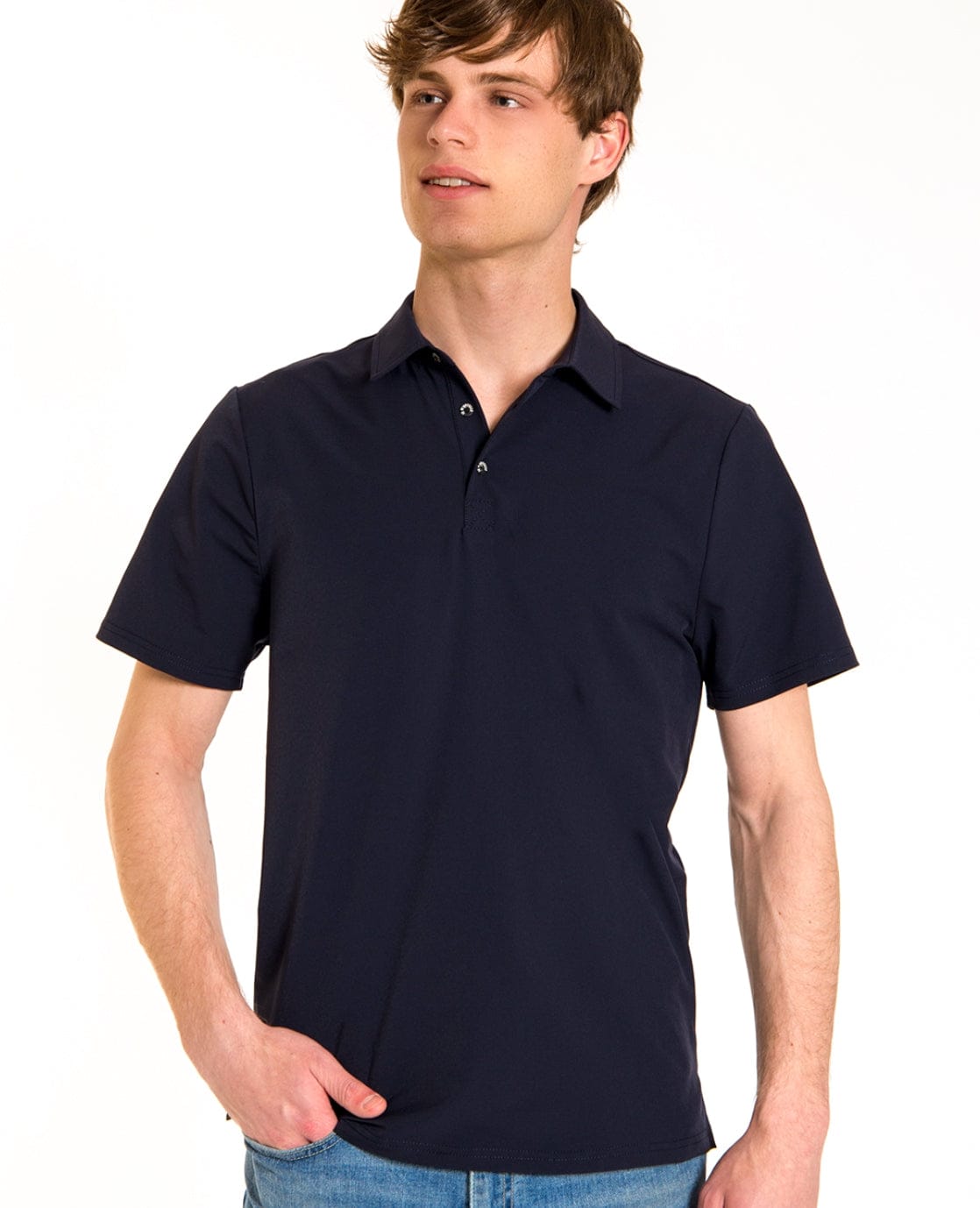 Je m'appelle Tops Polo Homme Travel | Donkerblauw