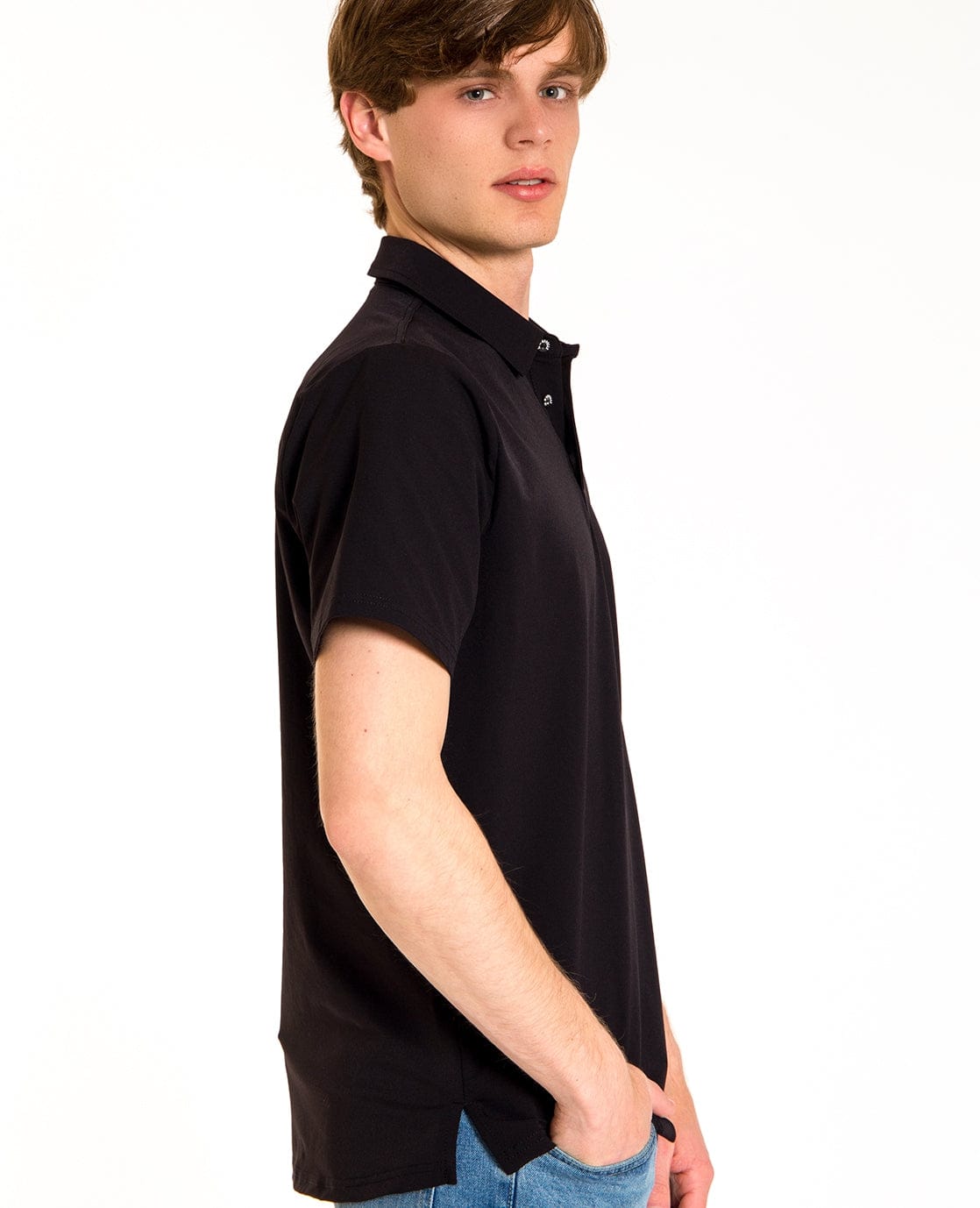 Je m'appelle Tops Polo Homme Travel | Zwart