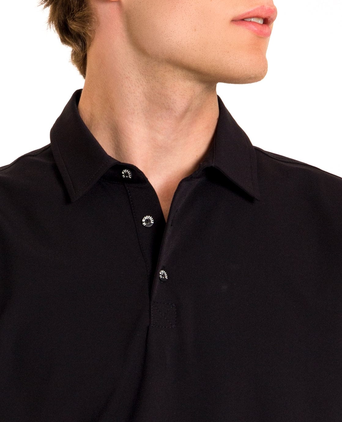 Je m'appelle Tops Polo Homme Travel | Zwart