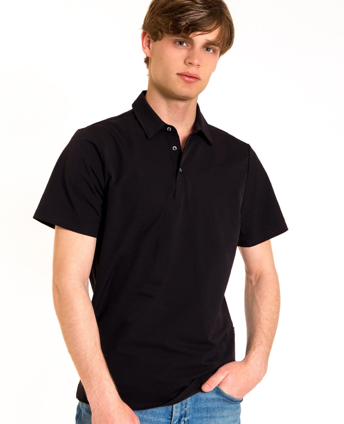 Je m'appelle Tops Polo Homme Travel | Zwart