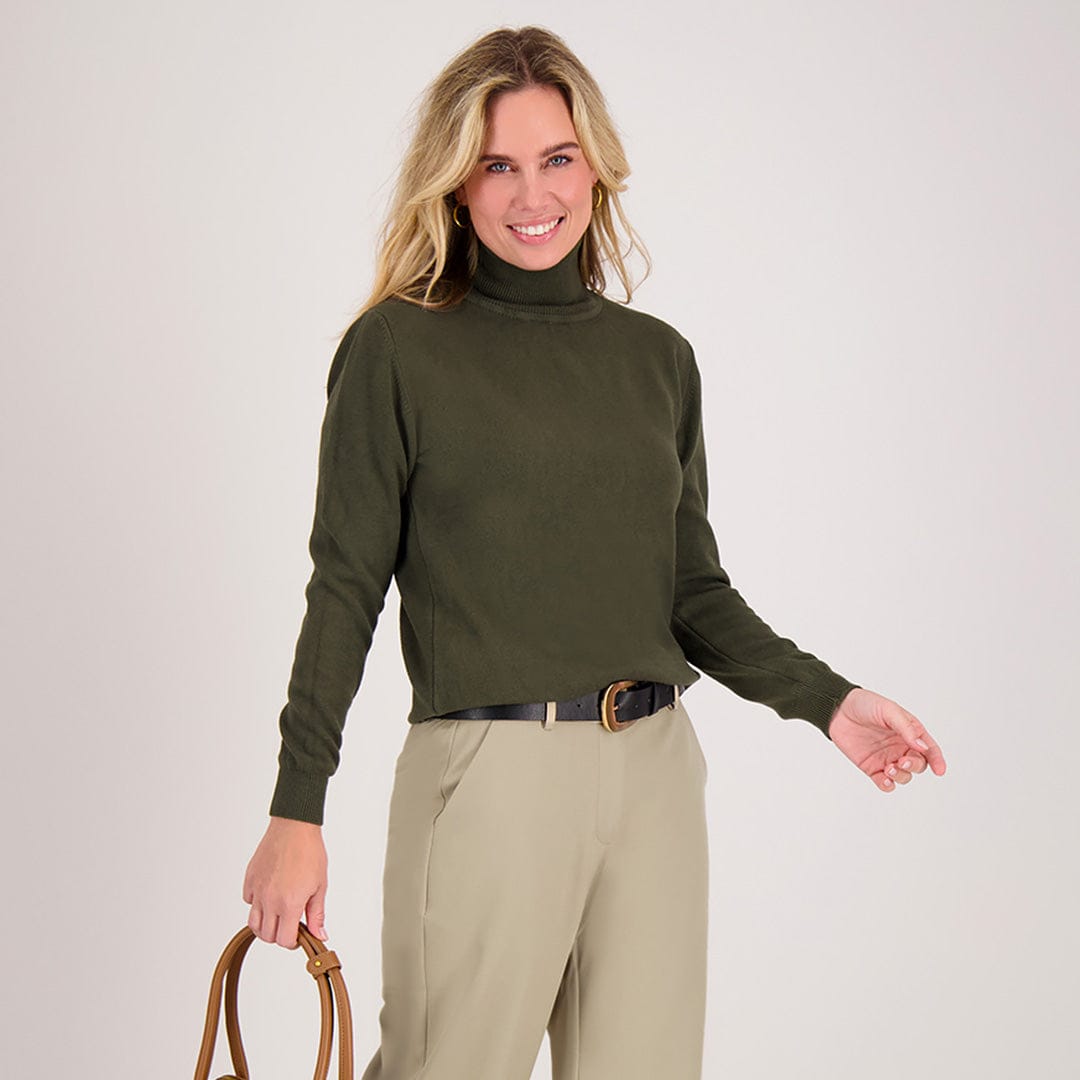 Je m'appelle Tops Pull Colle | Autumn Green