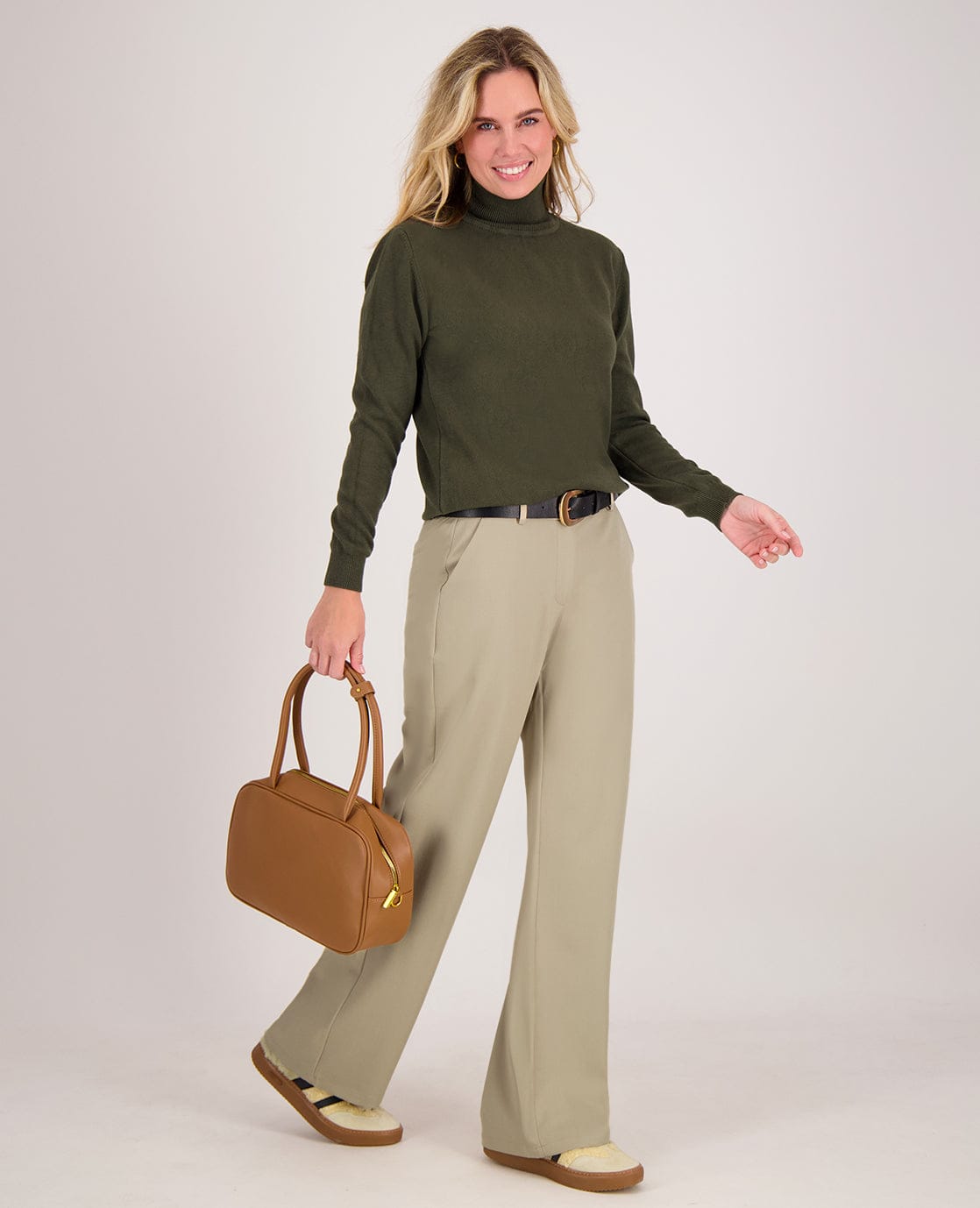 Je m'appelle Tops Pull Colle | Autumn Green