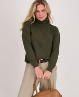 Je m'appelle Tops Pull Colle | Autumn Green