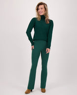 Je m'appelle Tops Pull Colle | Bottle Green