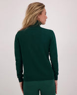 Je m'appelle Tops Pull Colle | Bottle Green