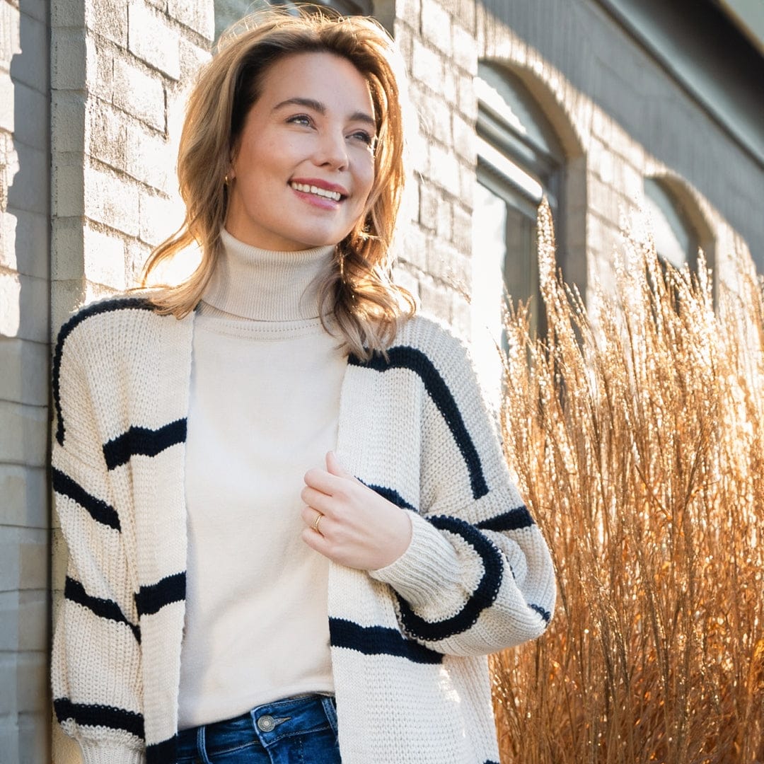 Je m'appelle Tops Pull Colle | Ecru