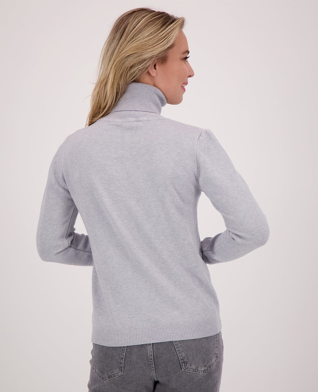 Je m'appelle Tops Pull Colle | Light Grey Melange