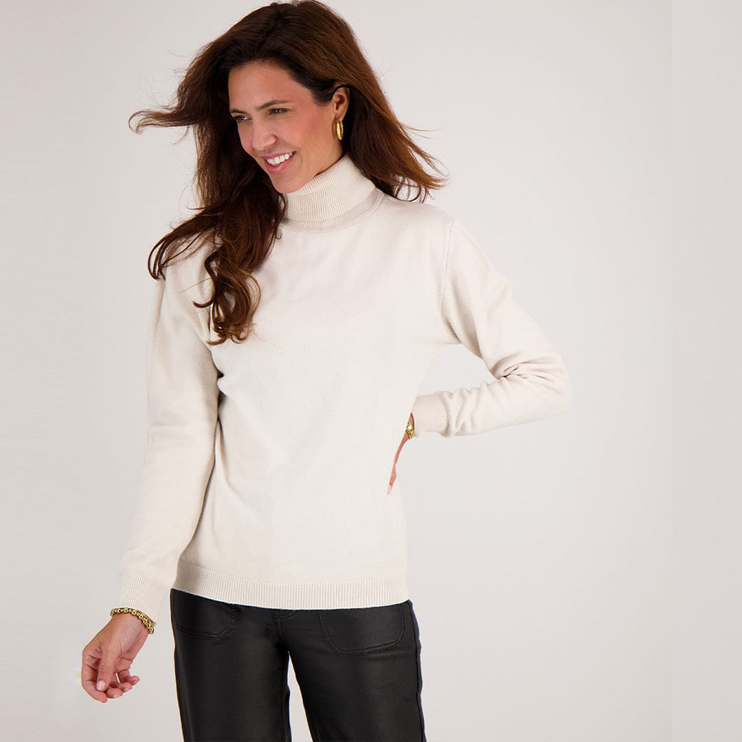 Je m'appelle Tops Pull Colle | Soft Ecru
