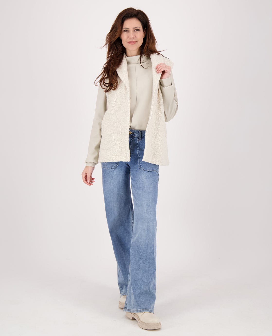 Je m'appelle Tops Pull Esma | Beige Melange