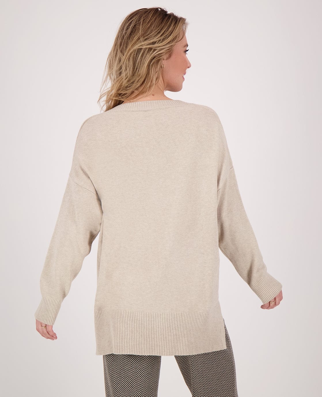 Je m'appelle Tops Pull Ivy | Dark Greige Melange