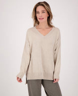 Je m'appelle Tops Pull Ivy | Dark Greige Melange