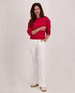 Je m'appelle Tops Pull J | Ruby Red