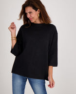 Je m'appelle Tops Pull Jacky | Zwart