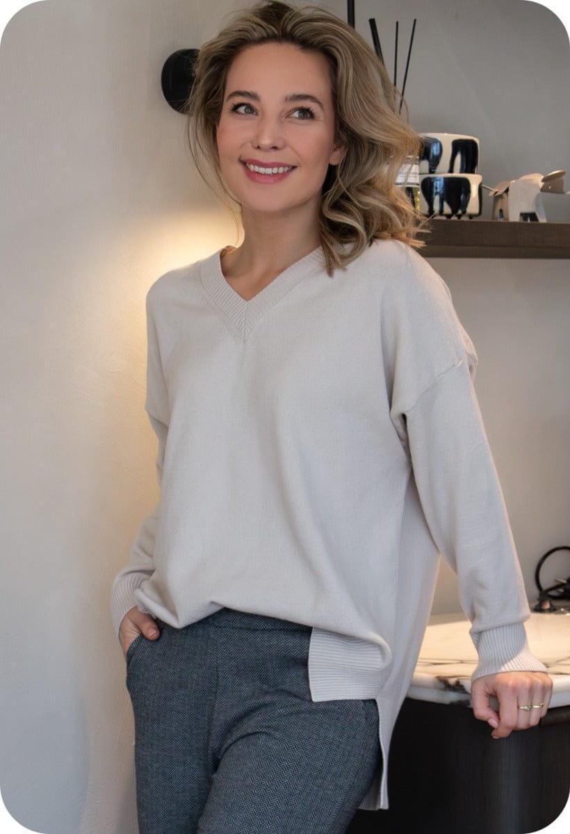 Je m'appelle Tops Pull Longue | Beige