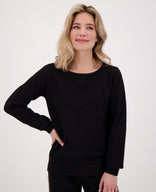 Je m'appelle Tops Pull Macy | Zwart