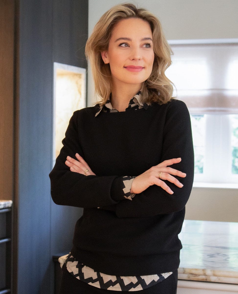 Je m'appelle Tops Pull Macy | Zwart