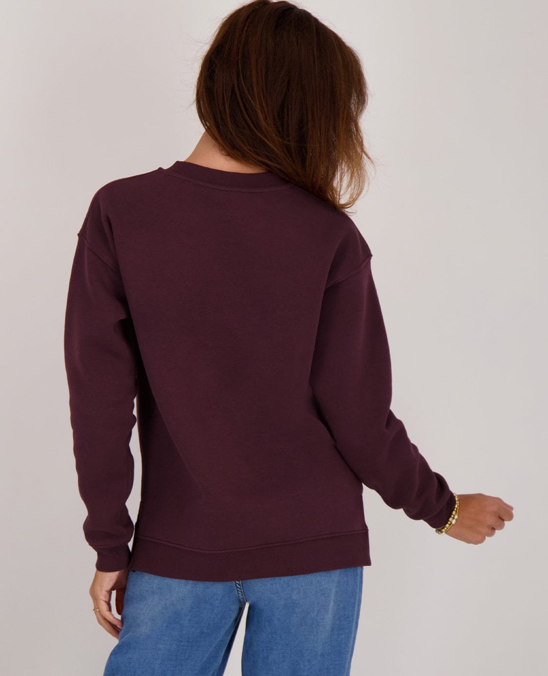 Je m'appelle Tops Sweater New York | Dark Burgundy