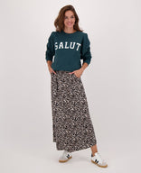 Je m'appelle Tops Sweater Salut | Peacock Green