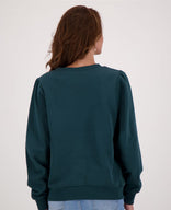 Je m'appelle Tops Sweater Salut | Peacock Green