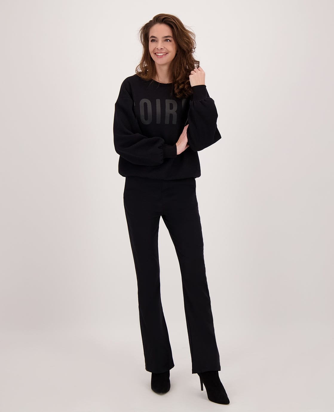 Je m'appelle Tops Sweater Soiree | Zwart