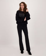 Je m'appelle Tops Sweater Soiree | Zwart