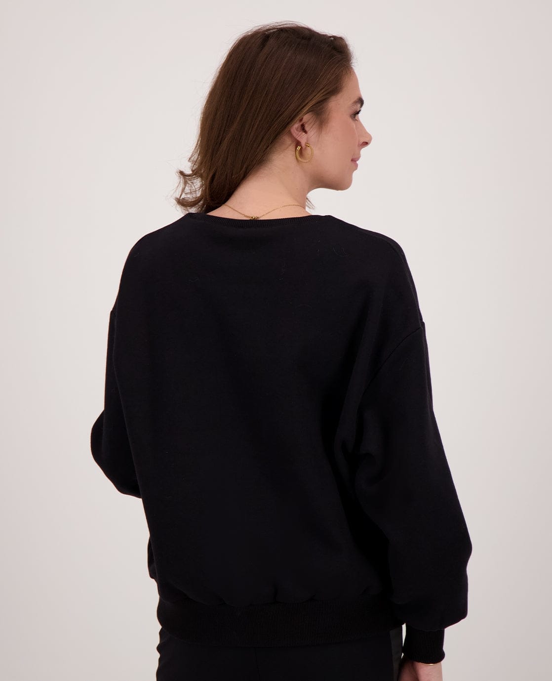 Je m'appelle Tops Sweater Soiree | Zwart