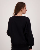 Je m'appelle Tops Sweater Soiree | Zwart