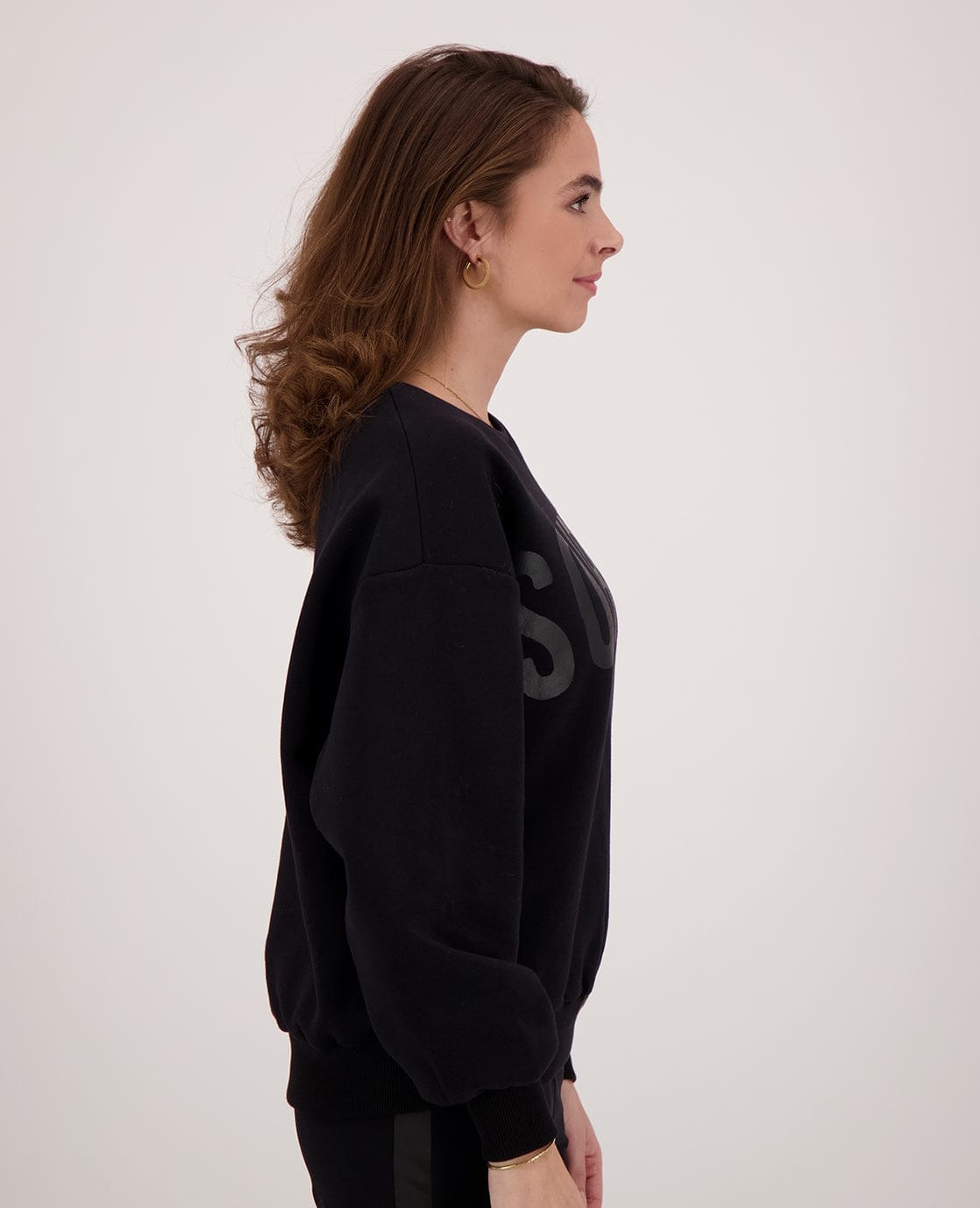 Je m'appelle Tops Sweater Soiree | Zwart