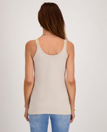 Je m'appelle Tops Tanktop | Dark Greige/Light Gold