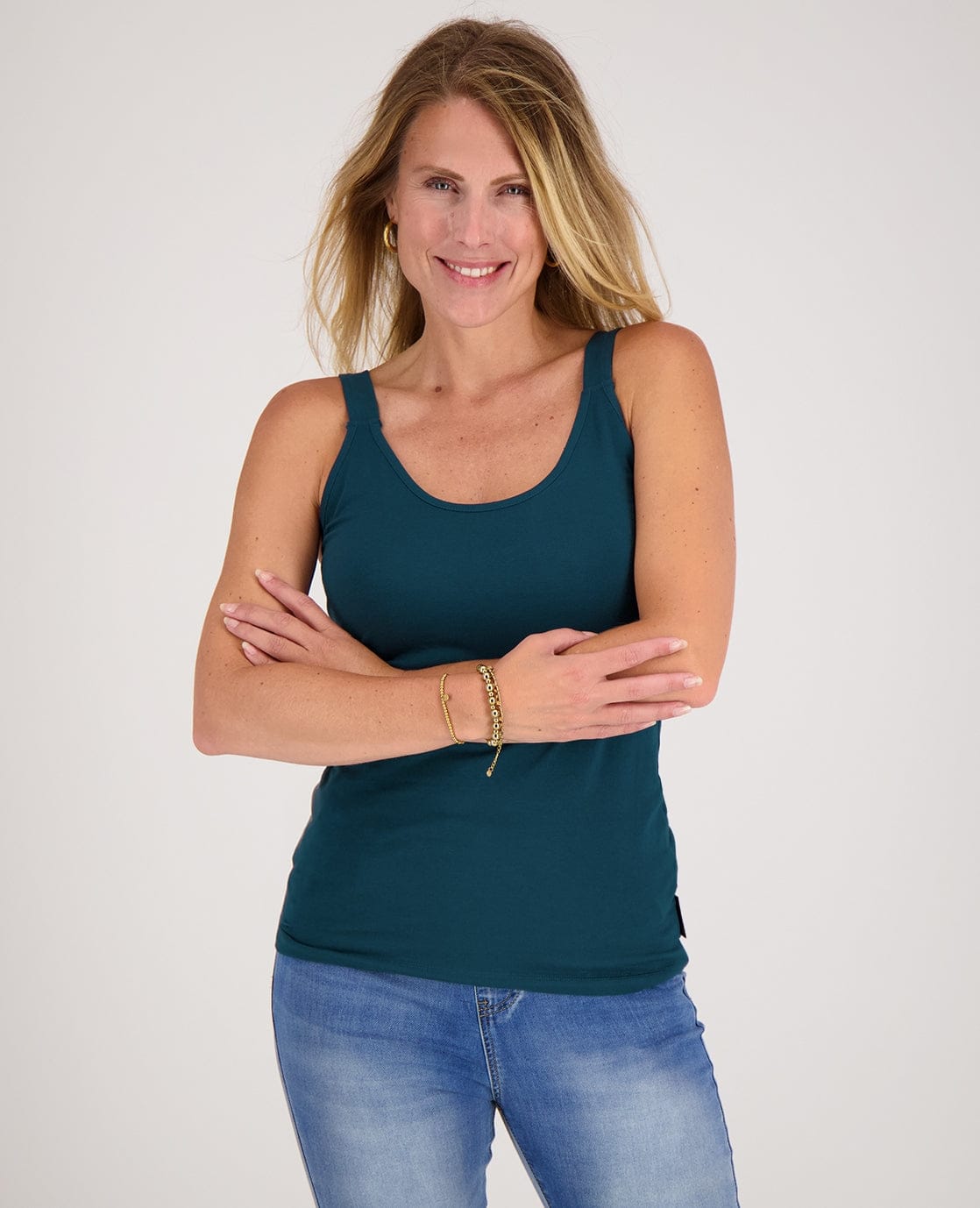 Je m'appelle Tops Steel Blue / XS Tanktop | Steel Blue