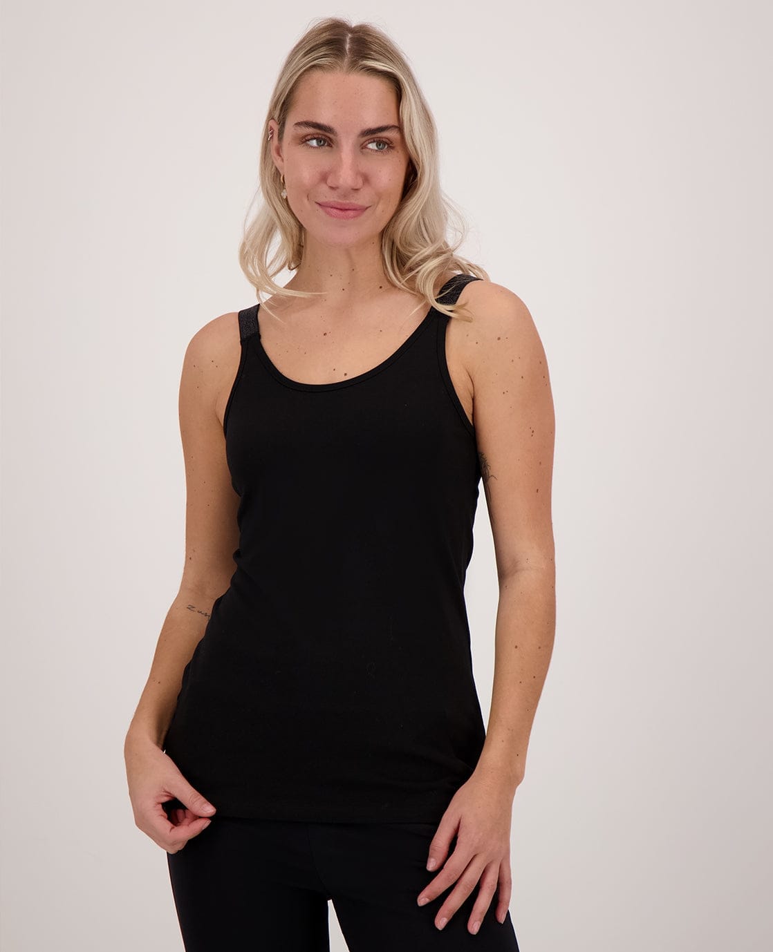 Je m'appelle Tops Tanktop | Zwart