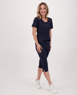 Je m'appelle Tops Tee Basic Travel | Donkerblauw