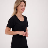 Je m'appelle Tops Zwart / XS Tee Basic Travel | Zwart
