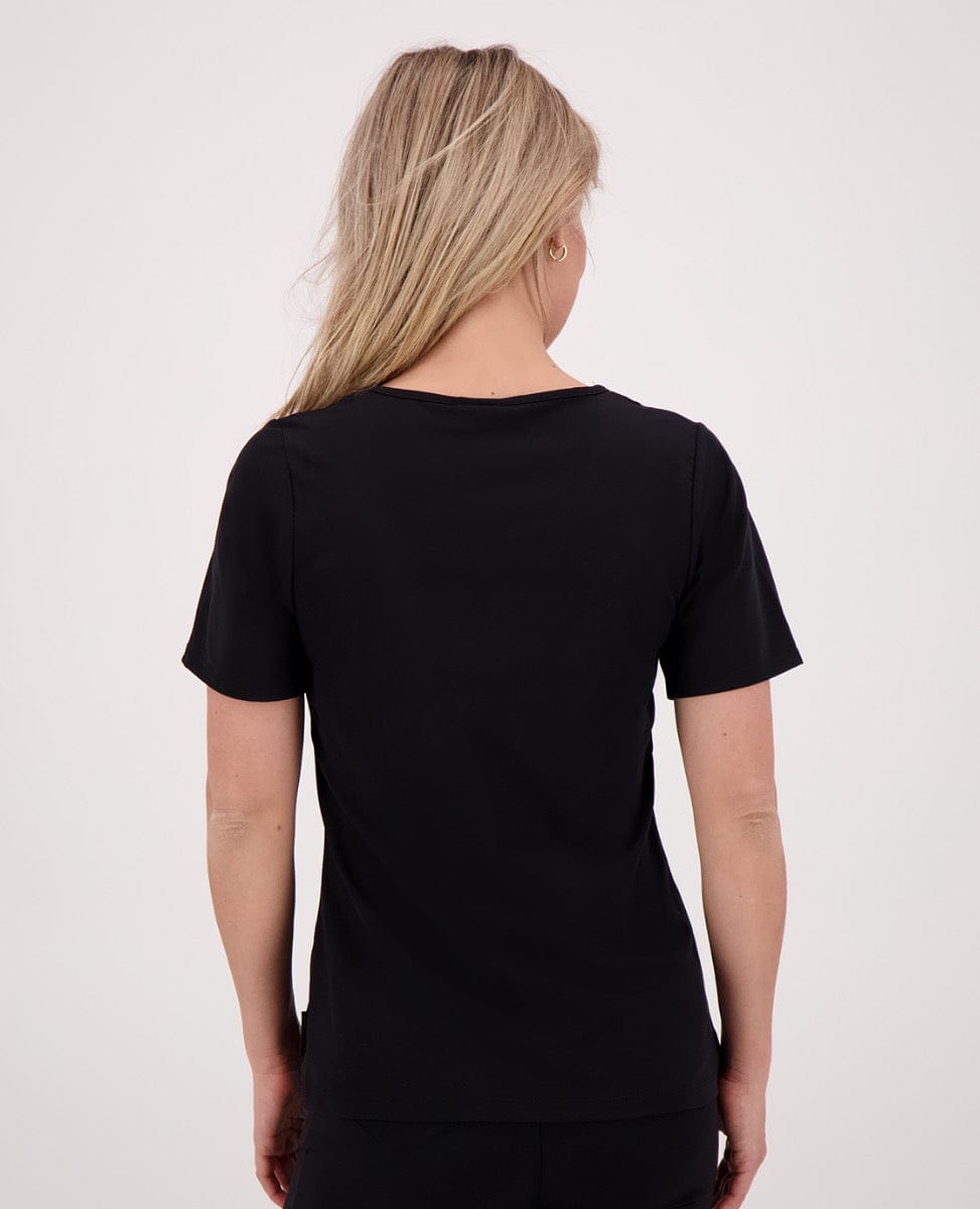 Je m'appelle Tops Tee Basic Travel | Zwart