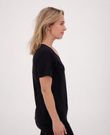 Je m'appelle Tops Tee Basic Travel | Zwart