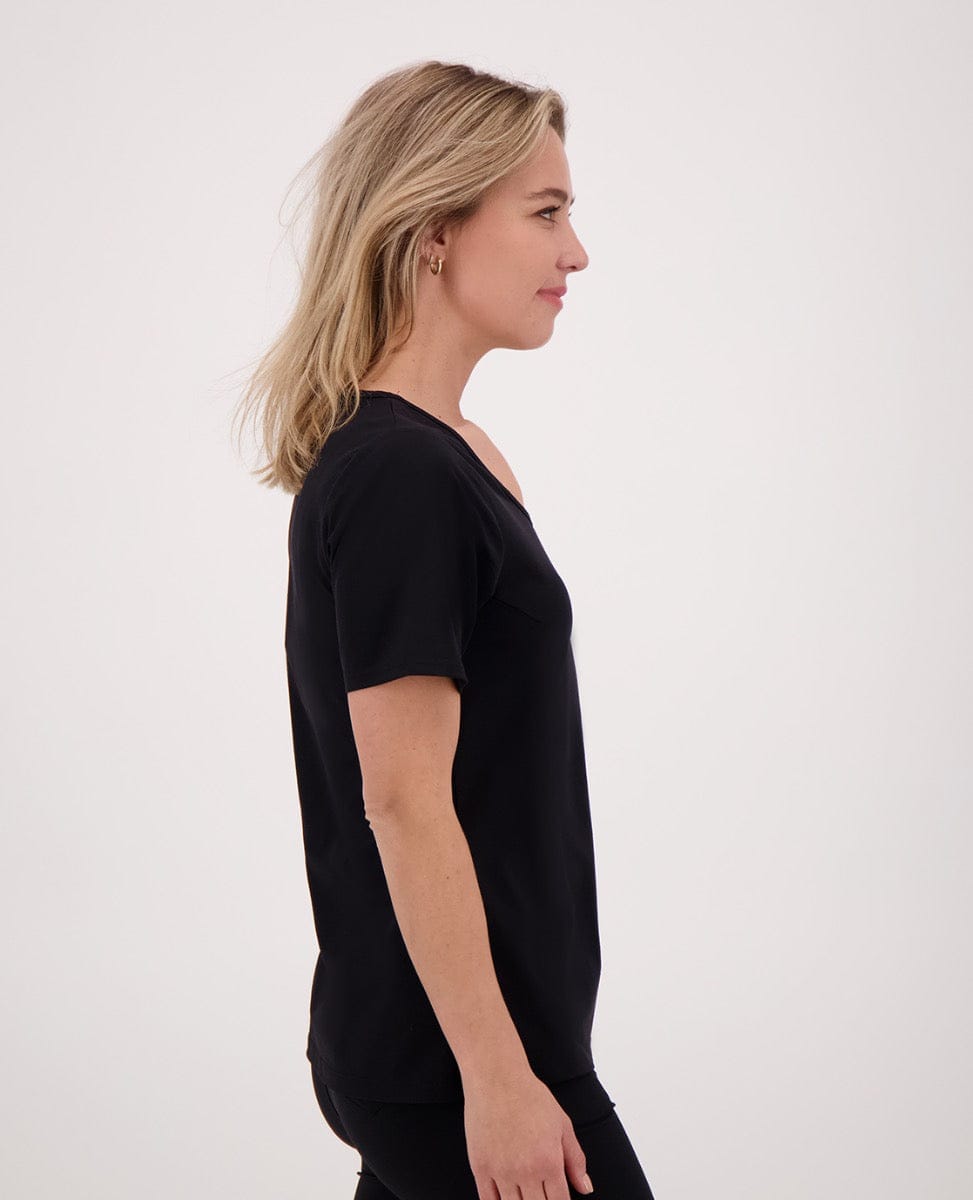 Je m'appelle Tops Tee Basic Travel | Zwart