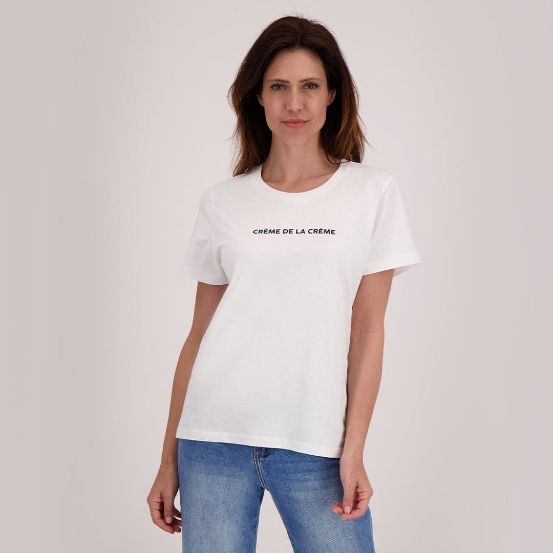 Je m'appelle Tops Wit / XS Tee Dané | Wit