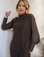 Je m'appelle Tops Chocolate Brown / XS Top Brooklyn | Chocolate Brown