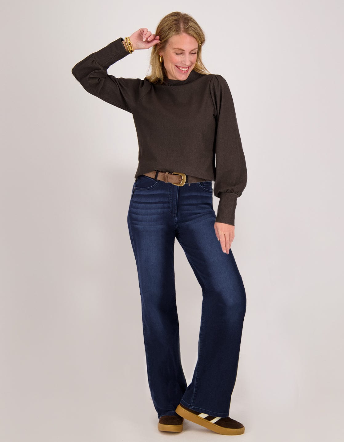 Je m'appelle Tops Top Brooklyn | Chocolate Brown