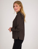 Je m'appelle Tops Top Brooklyn | Chocolate Brown