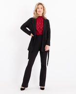 Je m'appelle Tops Top Col Hearts | Ruby Red