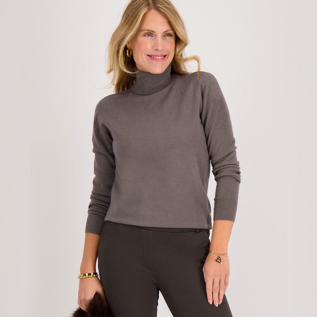 Je m'appelle Tops Top Colle | Dark Taupe