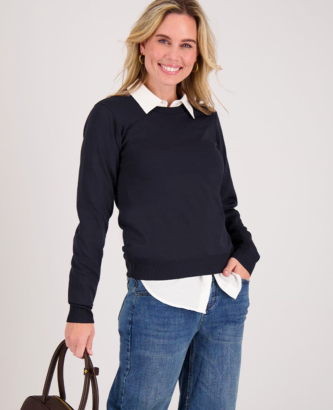 Je m'appelle Tops Donkerblauw / XS Top Esmay | Donkerblauw