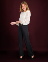 Je m'appelle Tops Top Flower | Pearl White